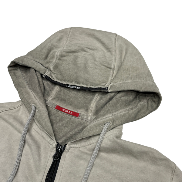 CP Company Grey Two Tone Re Colour Hoodie