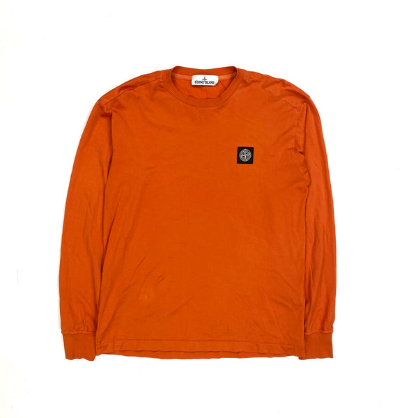 Stone Island AW/20 Orange Longsleeve Top