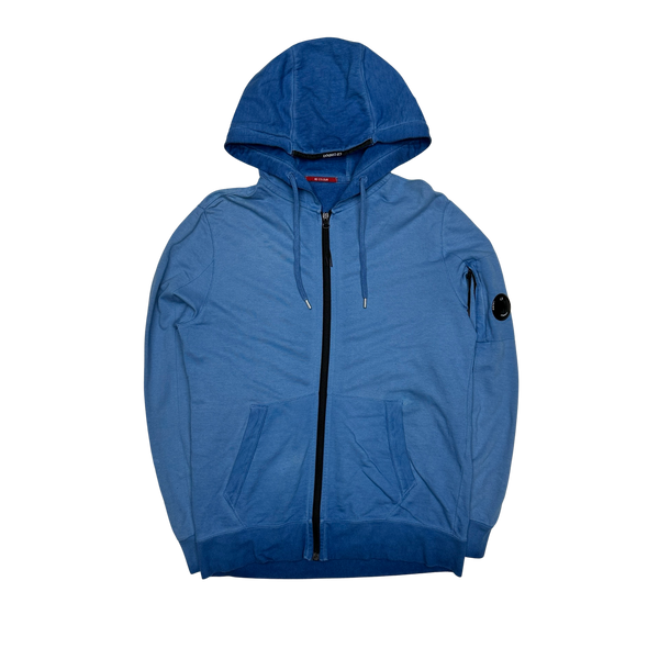 CP Company Blue Two Tone Re Colour Hoodie Mat s Island