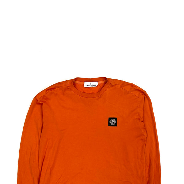 Stone Island AW/20 Orange Longsleeve Top
