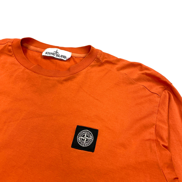 Stone Island AW/20 Orange Longsleeve Top
