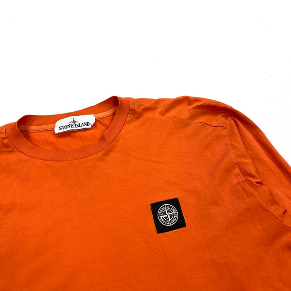 Stone Island AW/20 Orange Longsleeve Top