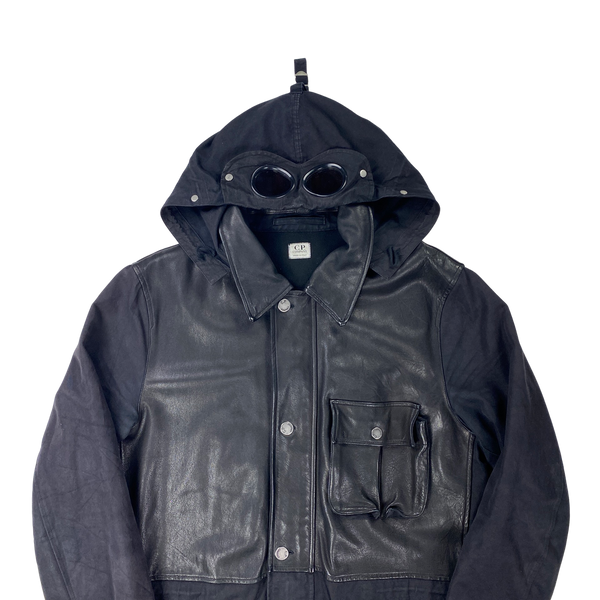 CP Company 2004 Leather Goggle Jacket