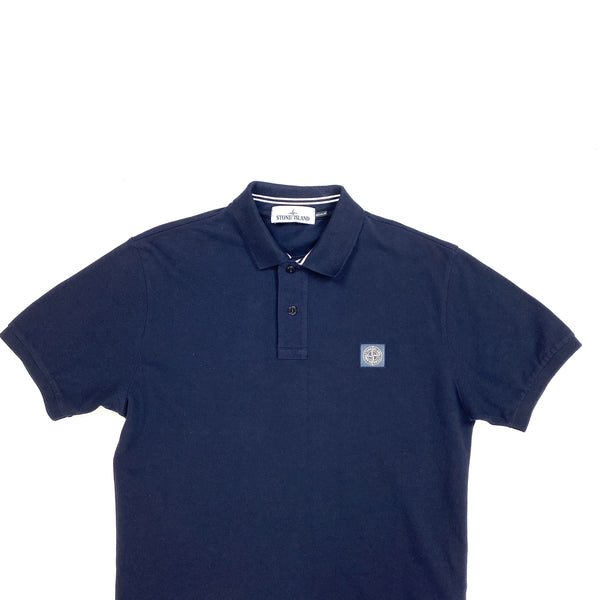 Stone Island Navy Polo Shirt