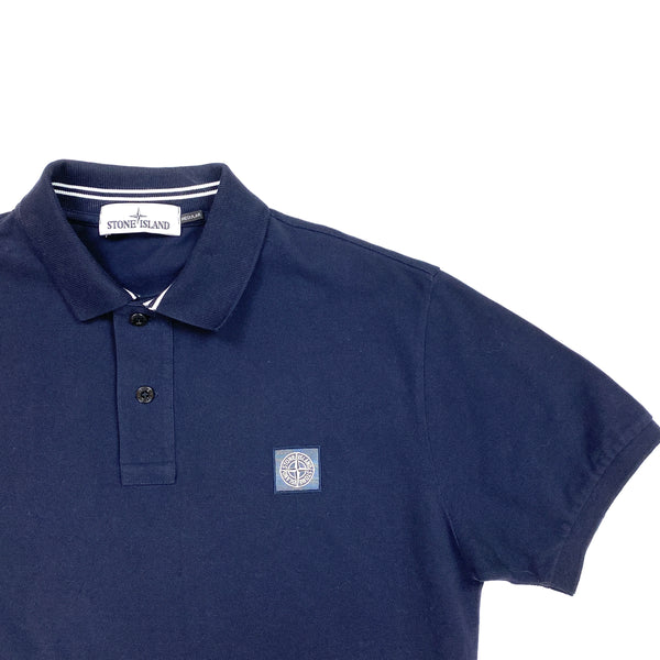 Stone Island Navy Polo Shirt