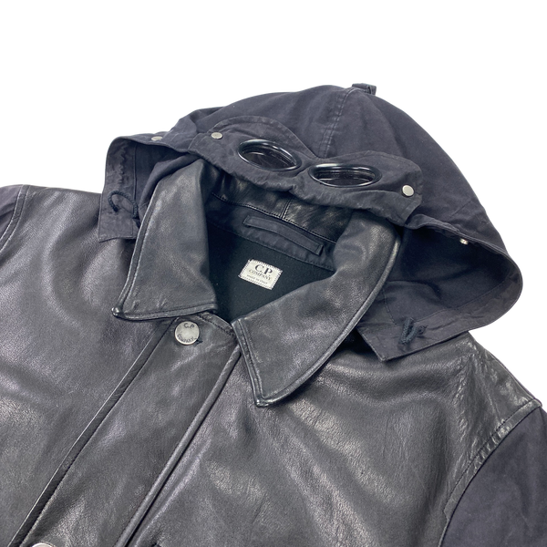 CP Company 2004 Leather Goggle Jacket