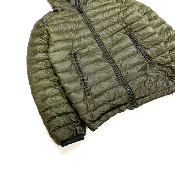 CP Company Khaki Green D D Shell Puffer Goggle Jacket
