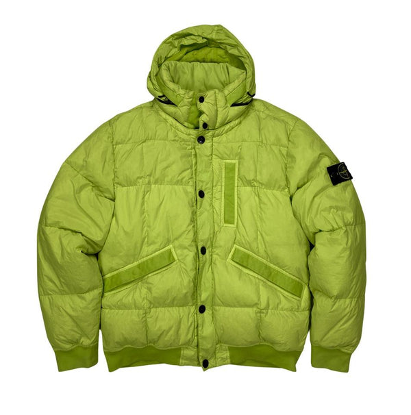 Stone Island 2019 Garment Dyed Crinkle Reps NY Down Puffer