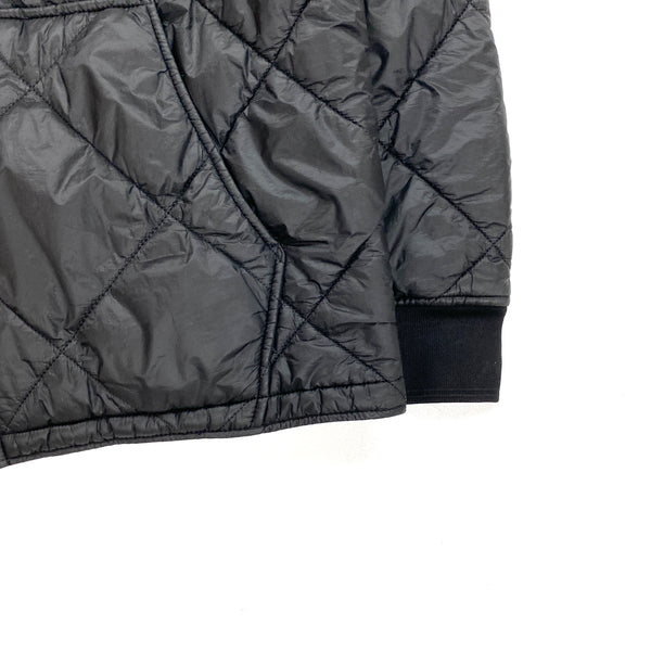 Stone Island Black Garment Dyed Micro Yarn Quilted Jacket
