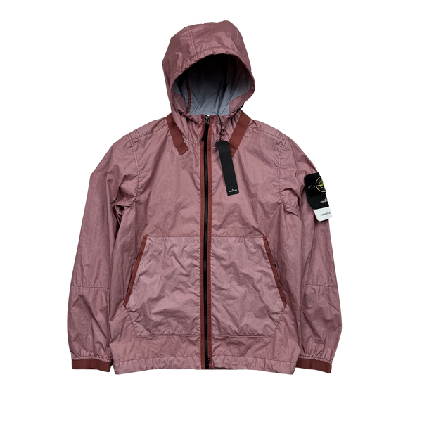 Stone Island 2021 Pink Membrana TC 3L Rain Jacket - Small