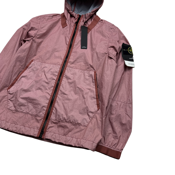 Stone Island 2021 Pink Membrana TC 3L Rain Jacket - Small
