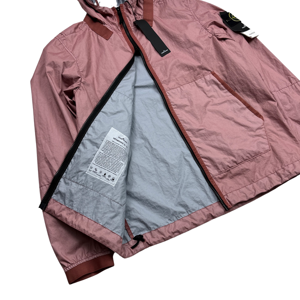 Stone Island 2021 Pink Membrana TC 3L Rain Jacket - Small