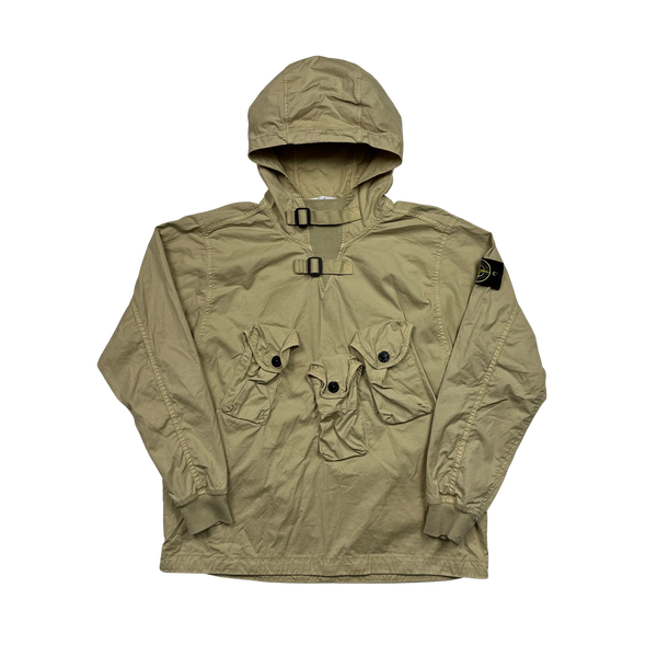 Stone Island 2021 Beige Multi Pocket Smock Small Mat s Island