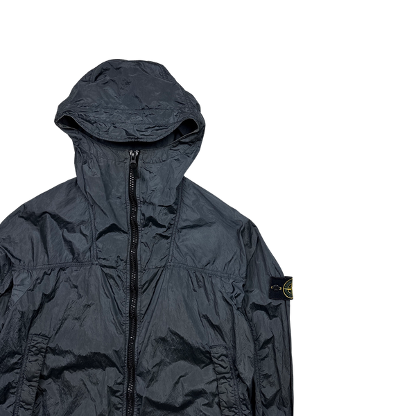 Stone Island Grey Nylon Metal Watro Shimmer Jacket - Large