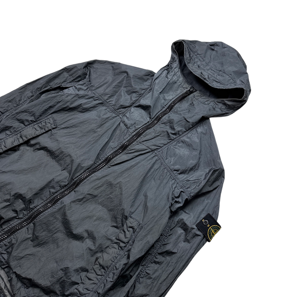 Stone Island Grey Nylon Metal Watro Shimmer Jacket - Large