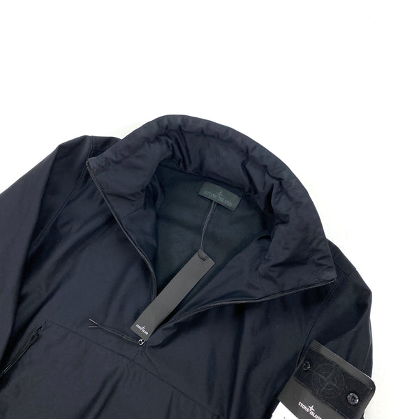 Stone Island Black Nylon Cotton 3L Ghost Piece