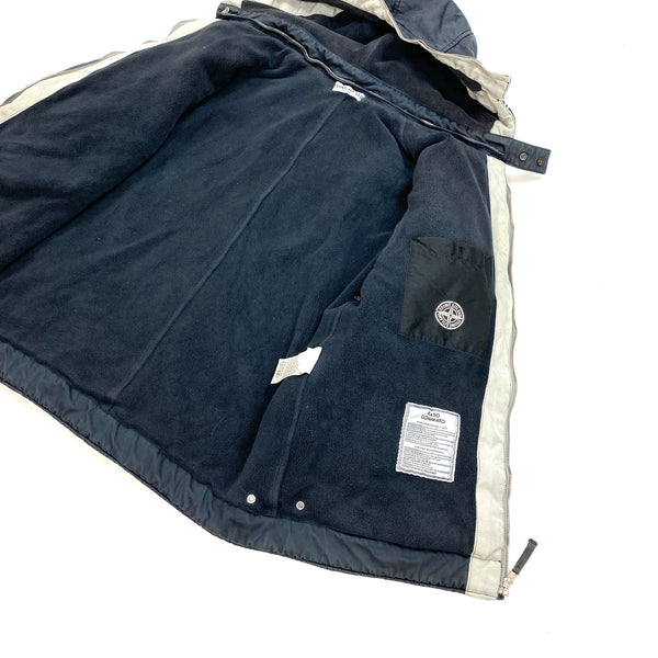 Stone Island Raso Gommata Fleece Lined Jacket