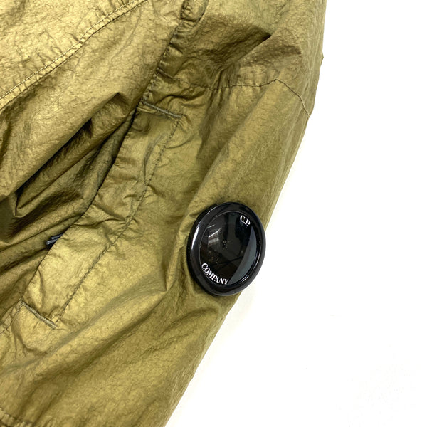 CP Company Olive Nyfoil Down Filled Fishtail Parka