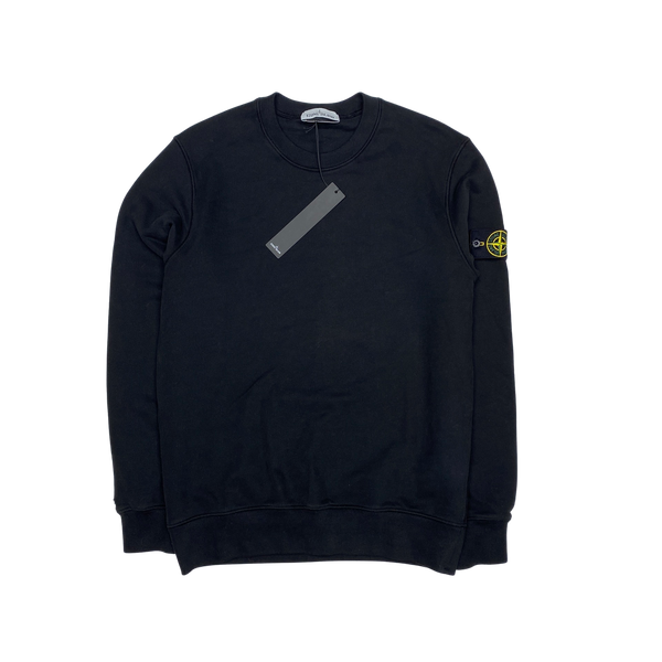 Stone Island 2021 Black Crewneck Sweatshirt