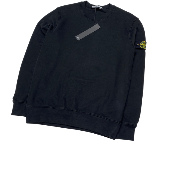 Stone Island 2021 Black Crewneck Sweatshirt