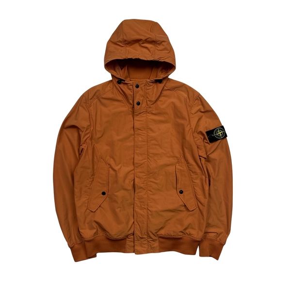 Stone Island 2016 Orange Micro Reps Jacket - Large