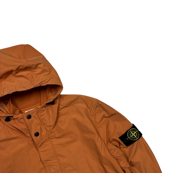 Stone Island 2016 Orange Micro Reps Jacket - Large