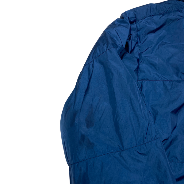 Stone Island 2017 Blue Garment Dyed Down Puffer Jacket