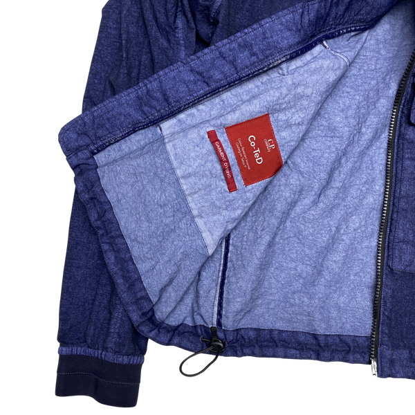 CP Company Co-TeD Blue Hooded Jacket