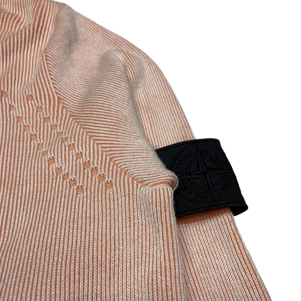 Stone Island 2020 Two Tone Peach Shadow Project Knit