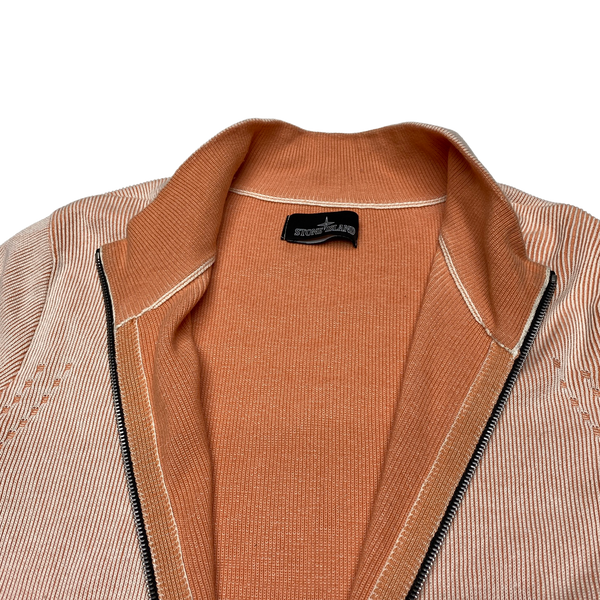 Stone Island 2020 Two Tone Peach Shadow Project Knit