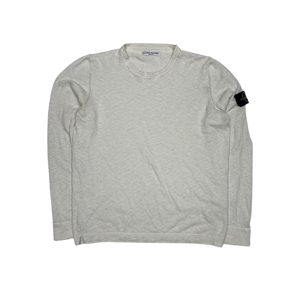 Stone Island 2011 Lightweight White Sweatshirt Jumper