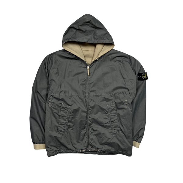 Stone Island 2002 Reversible Vintage Hooded Jacket - Large