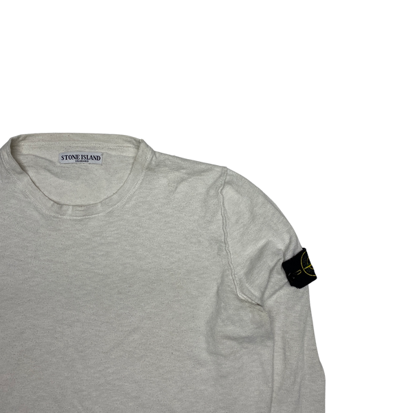 Stone Island 2011 Lightweight White Sweatshirt Jumper