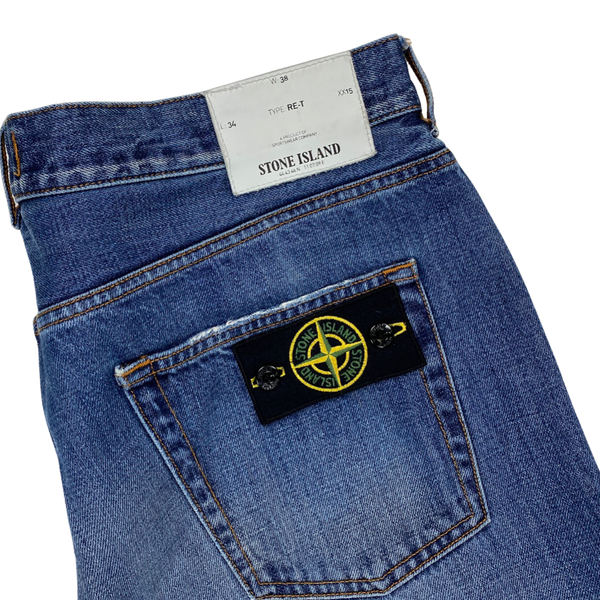 Stone Island Regular Tapered Light Denim Jeans
