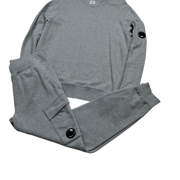 CP Company Light Grey Tracksuit Set - Medium