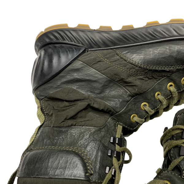 Stone Island x ECCO Exostrike Nylon Metal Leather Boots UK 10