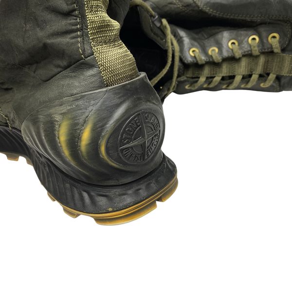 Stone Island x ECCO Exostrike Nylon Metal Leather Boots