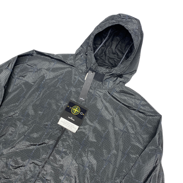 Stone Island 2017 House Check Jacquard On Nylon Metal Black Watro Jacket