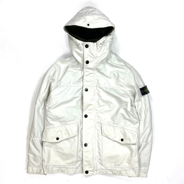 Stone Island White Down Filled David TC Jacket