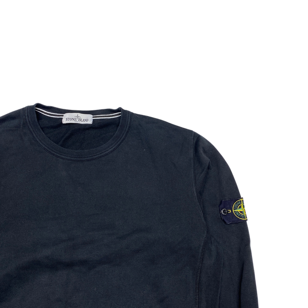 Stone Island 2013 Black Cotton Crewneck Sweatshirt