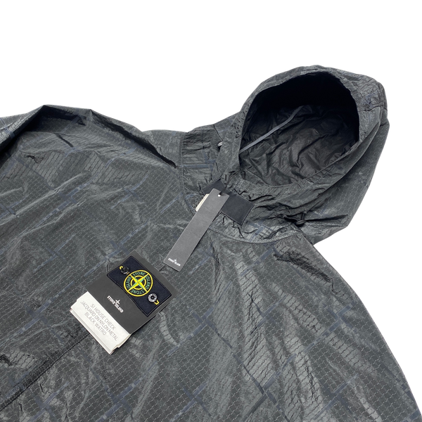 Stone Island 2017 House Check Jacquard On Nylon Metal Black Watro Jacket