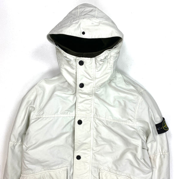 Stone Island White Down Filled David TC Jacket
