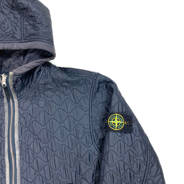 Stone Island Reversible Navy Nylon & Cotton Jacket