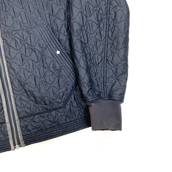 Stone Island Reversible Navy Nylon & Cotton Jacket