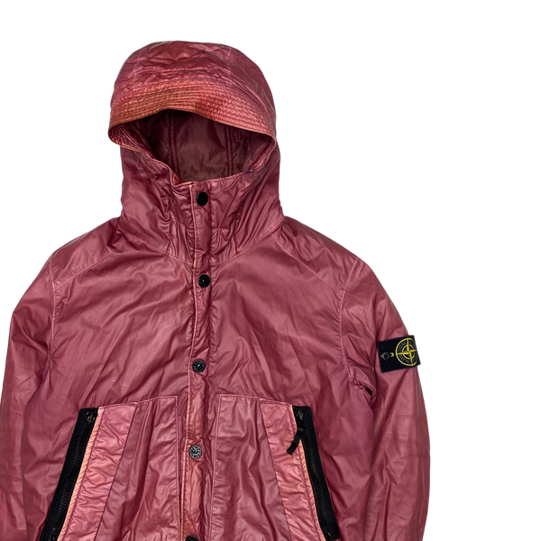 Stone Island 2014 Pink Mussola Gommata Padded Jacket