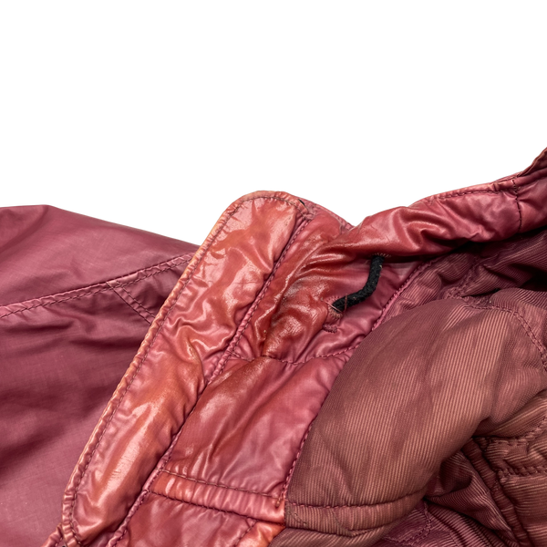 Stone Island 2014 Pink Mussola Gommata Padded Jacket