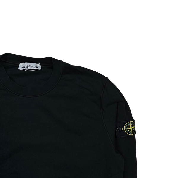 Stone Island Black Cotton Sweatshirt - XL