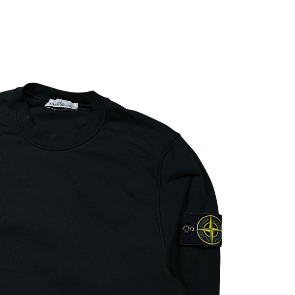 Stone Island Black Cotton Sweatshirt - XL