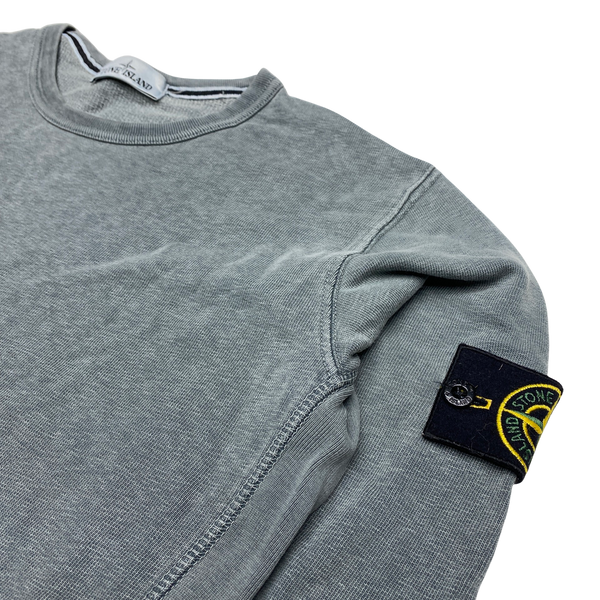 Stone Island 2015 Grey Cotton Crewneck Sweatshirt