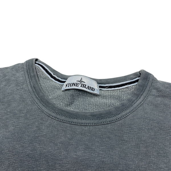 Stone Island 2015 Grey Cotton Crewneck Sweatshirt